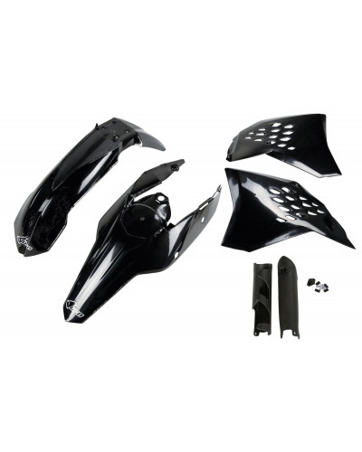 Plastiques Accessoires Moto UFO BODY KIT FULL EXC 09-10 BK Plastiques Accessoires Moto UFO BODY KIT FULL EXC 09-10 BK