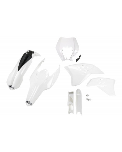 Plastiques Accessoires Moto UFO BODY KIT FULL EXC 09-11 WT Plastiques Accessoires Moto UFO BODY KIT FULL EXC 09-11 WT
