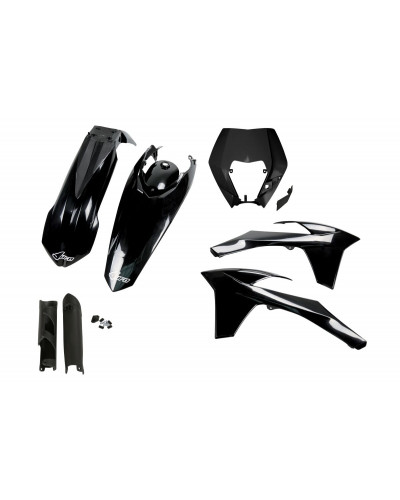 Plastiques Accessoires Moto UFO BODY KIT FULL EXC 12-13 BLK Plastiques Accessoires Moto UFO BODY KIT FULL EXC 12-13 BLK