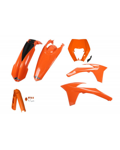Plastiques Accessoires Moto UFO BODY KIT FULL EXC 12-13 ORG Plastiques Accessoires Moto UFO BODY KIT FULL EXC 12-13 ORG