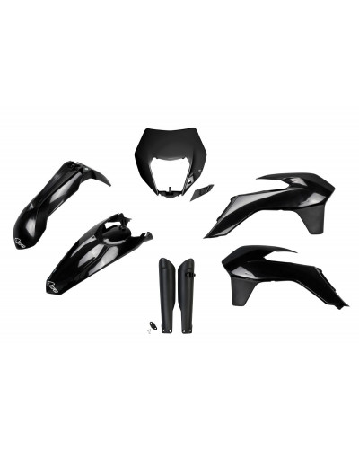 Plastiques Accessoires Moto UFO BODY KIT FULL EXC 14-16 BLK Plastiques Accessoires Moto UFO BODY KIT FULL EXC 14-16 BLK