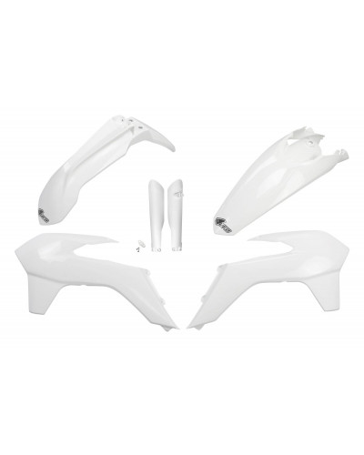 Plastiques Accessoires Moto UFO BODY KIT FULL EXC 14-16 WHT Plastiques Accessoires Moto UFO BODY KIT FULL EXC 14-16 WHT