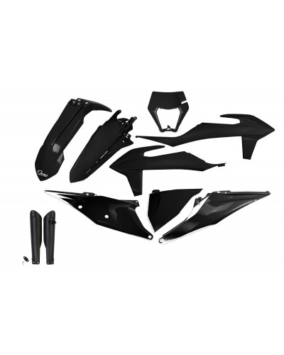 Plastiques Accessoires Moto UFO BODY KIT FULL EXC 20-23 BLK Plastiques Accessoires Moto UFO BODY KIT FULL EXC 20-23 BLK