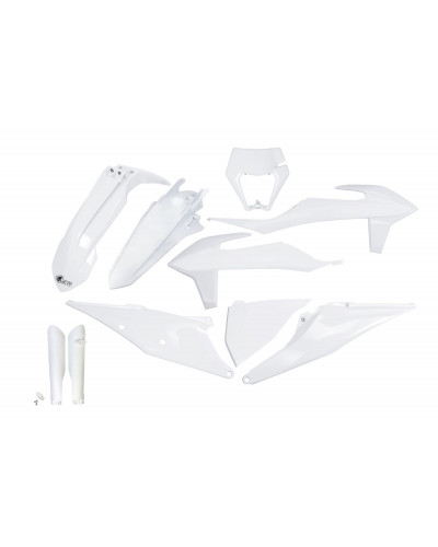 Plastiques Accessoires Moto UFO BODY KIT FULL EXC 20-23 WH020 Plastiques Accessoires Moto UFO BODY KIT FULL EXC 20-23 WH020