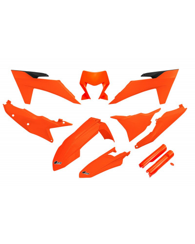 Plastiques Accessoires Moto UFO BODY KIT FULL EXC/F 24- FL OR Plastiques Accessoires Moto UFO BODY KIT FULL EXC/F 24- FL OR