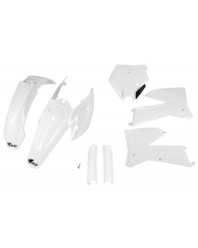 Plastiques Accessoires Moto UFO BODY KIT FULL KTM2T/4T 05-6 WH Plastiques Accessoires Moto UFO BODY KIT FULL KTM2T/4T 05-6 WH