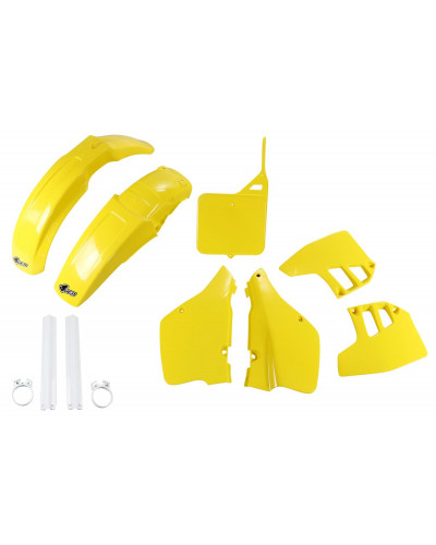 Plastiques Accessoires Moto UFO BODY KIT FULL RM250 89-91 YE Plastiques Accessoires Moto UFO BODY KIT FULL RM250 89-91 YE