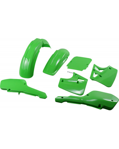 Plastiques Accessoires Moto UFO BODY KIT KX250/500 87 GREEN Plastiques Accessoires Moto UFO BODY KIT KX250/500 87 GREEN