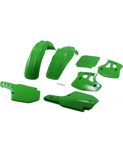 Plastiques Accessoires Moto UFO BODY KIT KX250/500 88 GREEN Plastiques Accessoires Moto UFO BODY KIT KX250/500 88 GREEN
