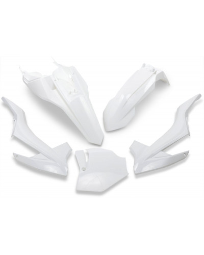 Plastiques Accessoires Moto UFO BODY KIT SX65 16-23 WT Plastiques Accessoires Moto UFO BODY KIT SX65 16-23 WT