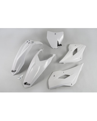 Plastiques Accessoires Moto UFO BODY KIT TC 85 14-17 WH Plastiques Accessoires Moto UFO BODY KIT TC 85 14-17 WH