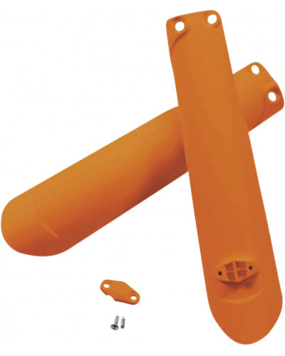 Protège Fourche Moto UFO FORK COVER SX/SXF 15-22 OR Protège Fourche Moto UFO FORK COVER SX/SXF 15-22 OR