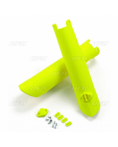Protège Fourche Moto UFO FORK CVRS HVA 15-22 FLO YELLOW Protège Fourche Moto UFO FORK CVRS HVA 15-22 FLO YELLOW