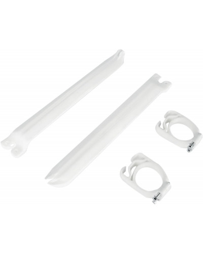 Protège Fourche Moto UFO FORK SLDR PROT KX 91-3WHT Protège Fourche Moto UFO FORK SLDR PROT KX 91-3WHT