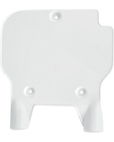 Carters divers UFO FRT #PLATE KX80 91-97 WHT