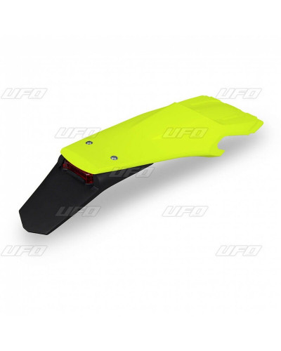 Garde Boue Moto UFO Garde-boue arrière + feu UFO jaune fluo Husqvarna FE/TE