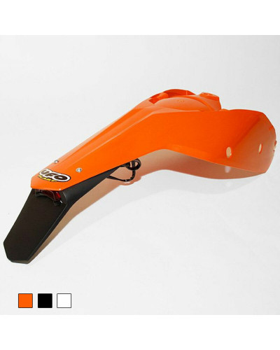 Garde Boue Moto UFO Garde-boue arrière + plaques latérales UFO orange KTM EXC/EXC-F