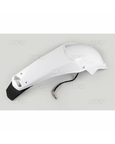 Garde Boue Moto UFO Garde-boue arrière + support de plaque avec feu UFO blanc Yamaha WR250F/450F