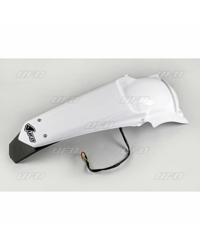 Garde Boue Moto UFO Garde-boue arrière + support de plaque avec feu UFO blanc Yamaha WR250F/450F