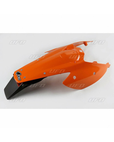 Garde Boue Moto UFO Garde-boue arrière + support de plaque avec feu UFO orange KTM EXC