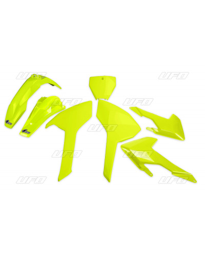 Garde Boue Moto UFO Garde-boue avant UFO jaune fluo Honda CRF450R/RX