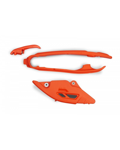 Guide Chaine Moto UFO Kit guide chaîne + patin de bras oscillant UFO