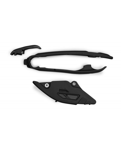 Guide Chaine Moto UFO Kit guide chaîne + patin de bras oscillant UFO