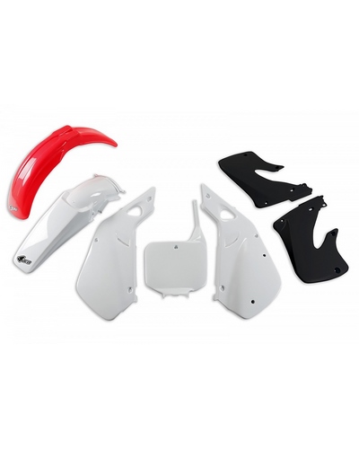 Kit Plastique Moto UFO Kit plastique complet OEM 97 UFO - Blanc/Noir