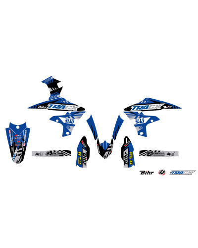 KIT STICKERS UFO Kit plastique & déco UFO couleur origine Yamaha YZ250F