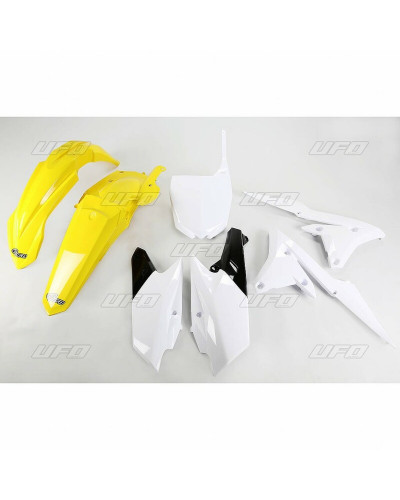 Kit Plastique Moto UFO Kit plastique UFO 60e anniversaire jaune/noir Yamaha YZ250F/450F