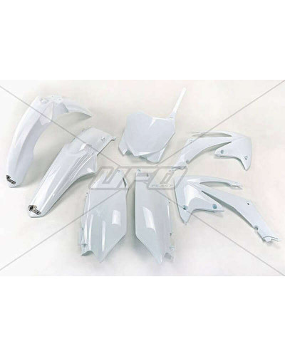 Kit Plastique Moto UFO Kit plastique UFO blanc Honda CRF250R/450R