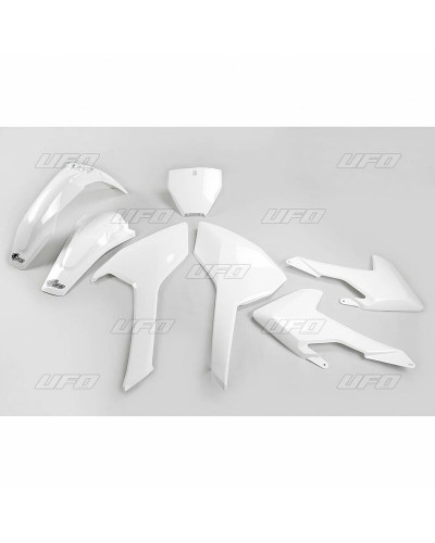 Kit Plastique Moto UFO Kit plastique UFO blanc Husqvarna