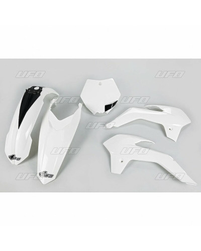 Kit Plastique Moto UFO Kit plastique UFO blanc KTM SX85