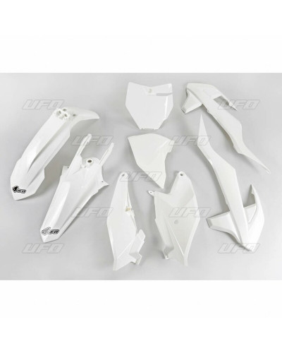 Kit Plastique Moto UFO Kit plastique UFO blanc KTM SX85