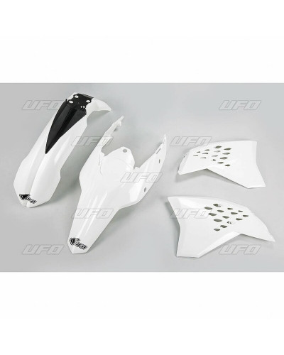 Kit Plastique Moto UFO Kit plastique UFO blanc KTM