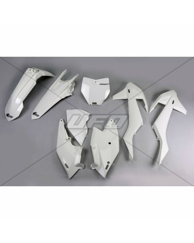 Kit Plastique Moto UFO Kit plastique UFO blanc KTM