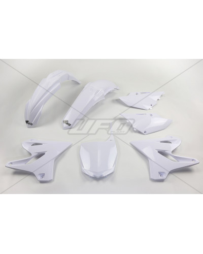 Kit Plastique Moto UFO Kit plastique UFO blanc Yamaha YZ125/250