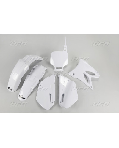 Kit Plastique Moto UFO Kit plastique UFO blanc Yamaha YZ85