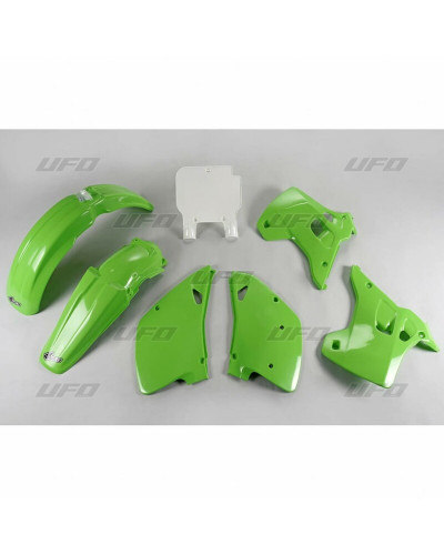 Kit Plastique Moto UFO Kit plastique UFO couleur origine (1992) Kawasaki KX125/250