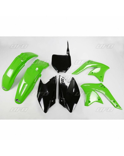 Kit Plastique Moto UFO Kit plastique UFO couleur origine (2008) Kawasaki KX250F