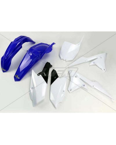 Kit Plastique Moto UFO Kit plastique UFO couleur origine (2014) bleu/blanc/noir Yamaha YZ250F/450F