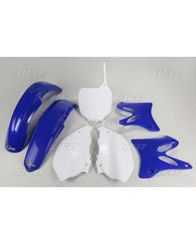 Kit Plastique Moto UFO Kit plastique UFO couleur origine bleu/blanc Yamaha YZ125/144/250