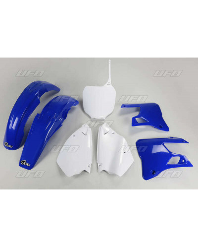 Kit Plastique Moto UFO Kit plastique UFO couleur origine bleu/blanc Yamaha YZ125/250