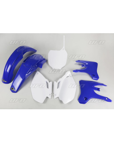 Kit Plastique Moto UFO Kit plastique UFO couleur origine bleu/blanc Yamaha YZ250F/450F