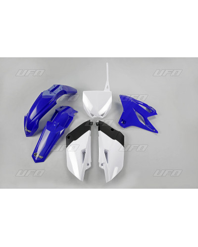 Kit Plastique Moto UFO Kit plastique UFO couleur origine bleu/blanc Yamaha YZ85