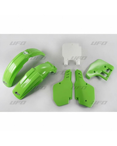 Kit Plastique Moto UFO Kit plastique UFO couleur origine Kawasaki KX125