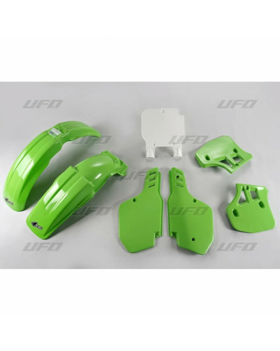 Kit Plastique Moto UFO Kit plastique UFO couleur origine Kawasaki KX500