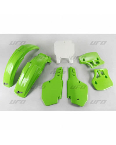 Kit Plastique Moto UFO Kit plastique UFO couleur origine Kawasaki KX500