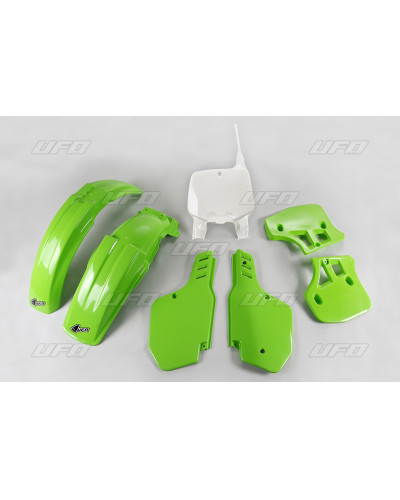 Kit Plastique Moto UFO Kit plastique UFO couleur origine Kawasaki KX500