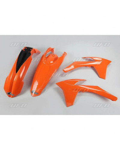 Kit Plastique Moto UFO Kit plastique UFO couleur origine orange KTM